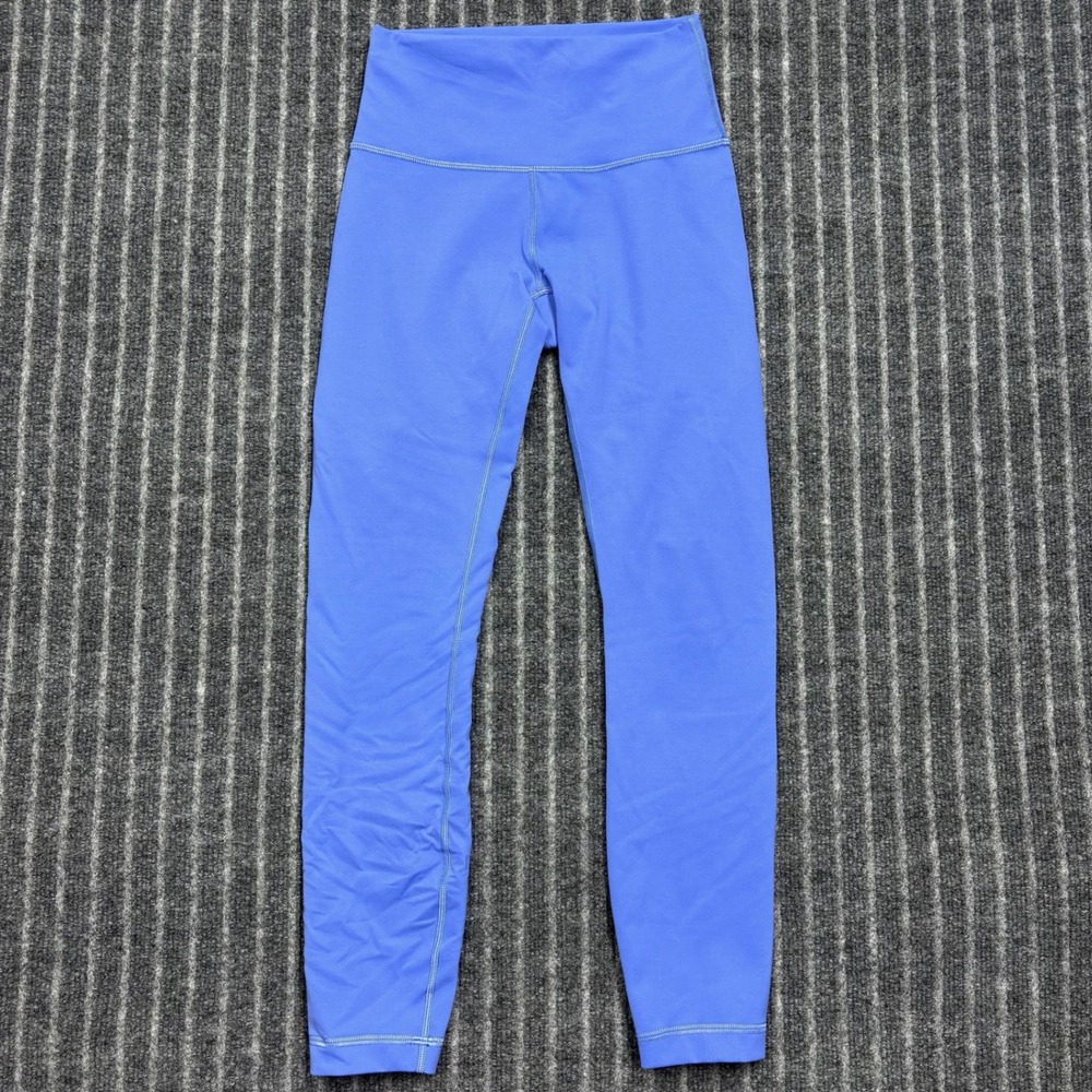 Lululemon Womens Wunder Under High Rise Leggings 4 Periwinkle Blue 25" Inseam